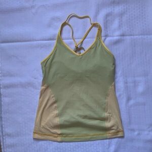 Lululemon Tank Top Womens Yellow Activewear Athleisure Small